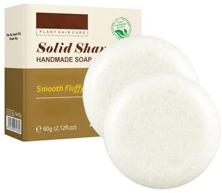 60g*2 Barre de Shampooing Pour Cheveux, Savon Anti-Chute de Cheveux, Chute de Cheveux Anti-Pelliculaire, Savon Savon Naturel Comme gel Douche Solide et Shampooing Solide soap-7