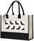 GSGCSBYMLG Einkaufstasche mit Dackel-Motiv, bedrucktes Segeltuch, Einkaufstasche, Schultertasche, Einkaufstasche, beige, Einheitsgröße
