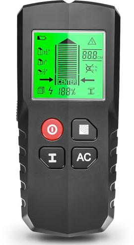ARCELI Localizador de cables, detector de pared, detector de pared, dispositivo de medición, escáner de pared, detector, detector de metales para madera, metal de hierro, cable y metal