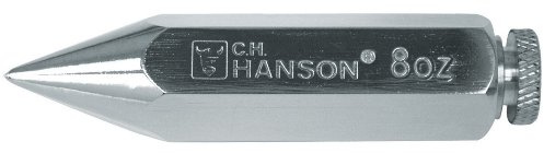 CH Hanson 45908 Plumb Bob 8 Oz Nickel Plated