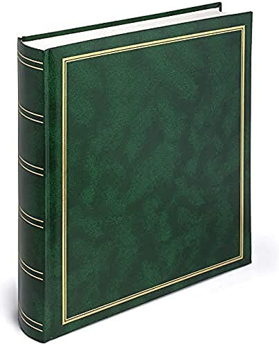 Album Fotografico 50 Fogli 30x33 Verde Porta Foto Copertina Rigida