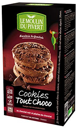 MOULIN DU PIVERT Cookies Tout Choco 175G Bio -