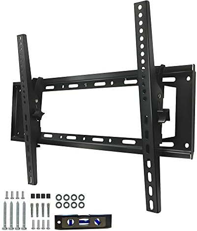 Venton Einstellbare, Neigbare und Schwenkbare TV Wandhalterung - TV Halterung für Gebogene, flache Fernseher und Monitore- VESA 400x600 max (32’’-75’’)- 45kg max- Fernseher Halterung, Neigen,Schwenken
