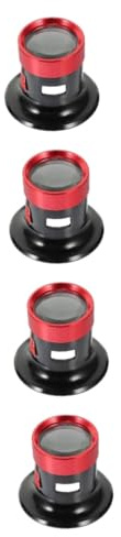 Operitacx 4pcs Professional Loupe Magnifier for Jewelers Multi-Function Jewelers Loop for Fixing Accessory Magnifying Lens Powerful Magnifying Glass