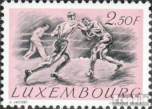 Prophila Collection Luxemburg 497 gestempelt 1952 Sommerspiele (Briefmarken für Sammler) Kampfsport (Boxen/Fechten/Ringen/Karate …)