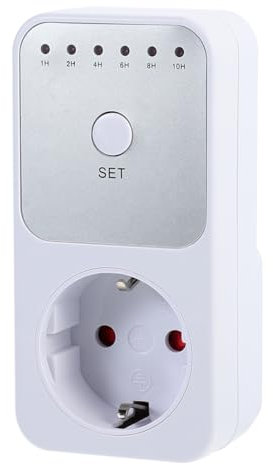 HOMSFOU à rebours Minuterie électronique Minuterie de sécurité électrique Minuteur électrique mécanique enfichable de Sortie mécanique Matériel