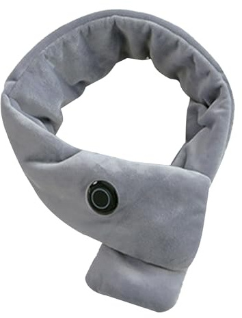 Scaldacollo, scaldacollo, scaldacollo, scaldacollo, ricaricabile tramite USB, con 3 impostazioni di calore, morbido pile, supporto riscaldato, scaldacollo elettrico, per sollievo muscolare, pendolare