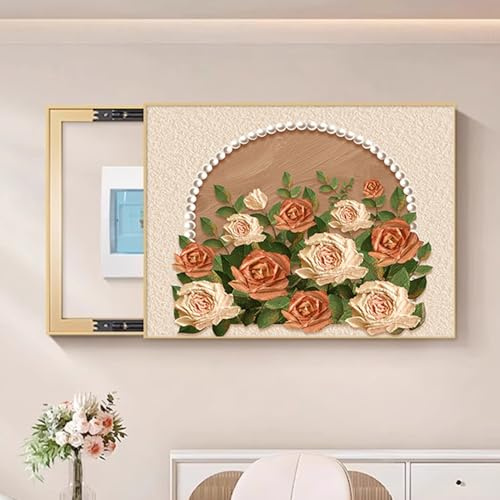 Electric Panel Cover - Decorative Wall Art for Living Room or Office, Modern Home Decor Hanging Paintings, Fuse Box Distribution Cover