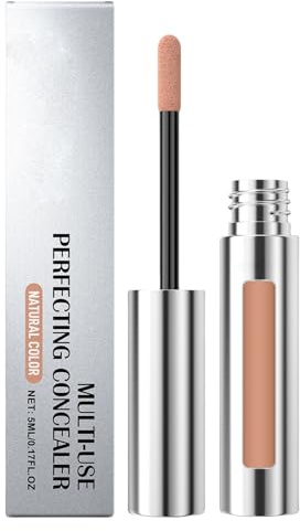 Maquillaje corrector líquido, cobertura completa, peso ligero, oculta, cubre las ojeras e hidrata el maquillaje líquido de camuflaje