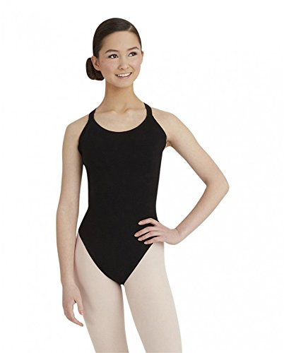 Capezio Double Strap Camisole Leotard, Black, Small
