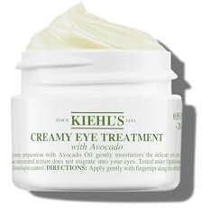 Kiehl's Creamy Eye Treatment with Avocado, Hydrates for a Revitalised Eye Area, Formulated with Avocado Oil, Creamy Texture, 99% Natural Ingredients/Formula, for All Skin Types, 28Ml