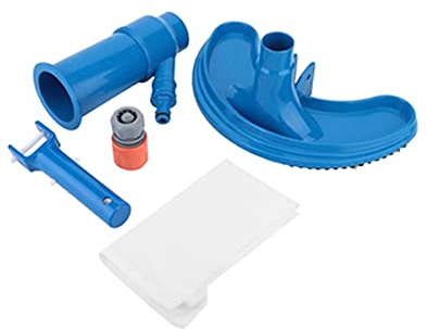 nmbhus Aspirapolvere for Piscina Pulizia Disinfetta Set di Strumenti Testa di aspirazione Fontana for laghetto Spa Spazzola for la Pulizia della Piscina Detergente for Piscina Facile da Montare