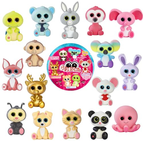 Generisch Blue Ocean Glubschis Sammelfigur Herz Serie 2 - Glubschi Glitzer Figur - Auswahl (Alle 16 Figuren)