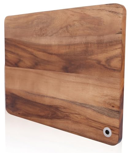 ASelected Chopping Board, 38x28x1.5cm Acacia Wood Chopping Board, Large Charcuterie Board Wooden Cutting Board - Brown