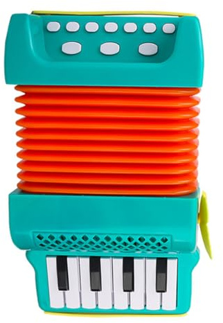 JOINPAYA Children's Accordion Children Accordion Musical Instrument Instrument for Beginner Performance Plastic Green