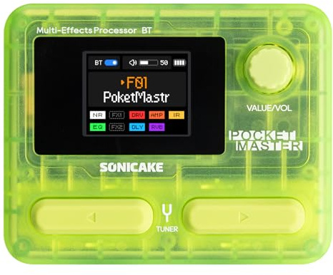SONICAKE Pocket Master Guitar Bass Amp Modeling IR Cabinets