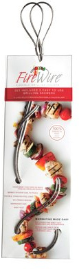 Fire Wire Stainless Steel Flexible Grilling Skewer, Set of 2