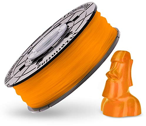XYZprinting RFPLCXEU07B PLA Filament Patrone für 3D-Drucker 600 g klar tangerine