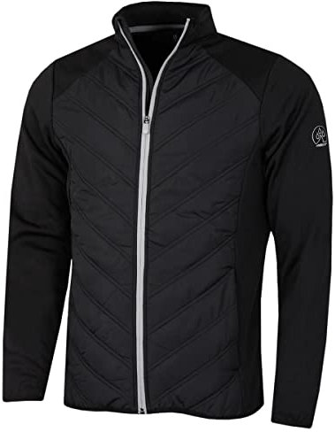 Pro-Quip Mens Nevtec Quilted Jacket - Black/Charcoal - L