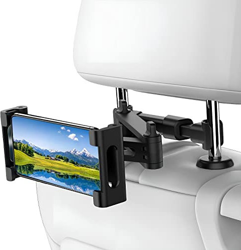 UMILKI Supporto per tablet auto, rotazione a 360°, universale, per tablet, iPad, sumsung e smartphone (4,7 – 13 pollici)
