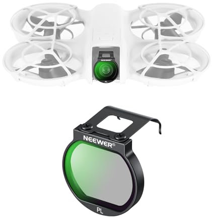 NEEWER CPL Filter für NEO Drohne, ultradünnes, mehrfach beschichtetes HD optisches Glas, aufsteckbarer Polfilter, Drone Zubehör, Polarisationsfilter kompatibel mit DJI NEO, FL-N26