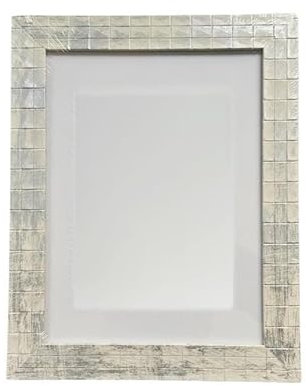 Genérico Marco para Fotos Gris De Madera Con Soporte Y Lámina de Metacrilato, Decorativo para Mesa y Escritorio Varios Tamaños (Gris, 18x24)