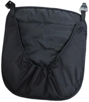 Oshhni Kinderwagen Fußmuff, abnehmbarer warmer Fußmuff, winddichtes Bag -Bag -Fußabdeckung, Kinderwagenzubehör, Schwarz