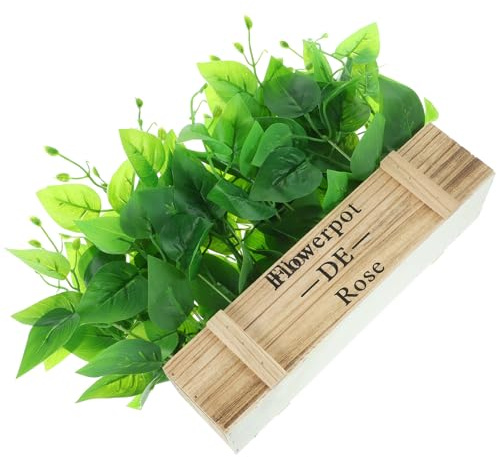 MUSISALY Artificial Golden Pothos Bonsai with Pot 30cm, Spring Tabletop Decor, Faux Greenery for Home and Office, Summer Indoor Plant Decoration