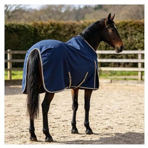 FSXCXBFA Manta para Caballos Ligereza Manta De Montar para Transporte,45in(115cm)