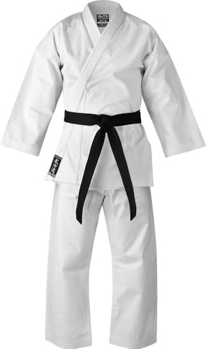 Blitz Diamond Karate Suit - White, 4/170cm