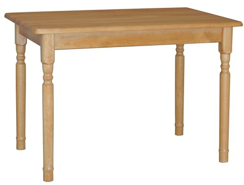 k koma - Mesa de comedor, mesa de cocina, mesa de pino macizo para restaurante, nueva, aliso (70 x 100 cm)