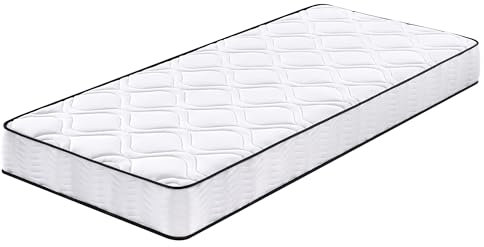 Arensberger Lisa Madrass 180 x 200 cm, höjd 19 cm, Ergo | Fjädermadrass med skumgummi och 7 zoner | Hårdhetsgrad H2/H3 | fickfjäderkärna | 180 x 200 cm rullmadrass punktelastisk