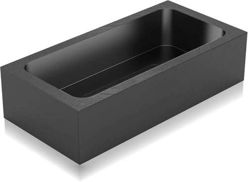 1kg Premium Graphite Ingot Mold, 1-Piece High-Purity Metal Casting Mold for Gold, Silver, Aluminum, Copper & Brass, Heat Resistant up to 1800°C / 3272°F