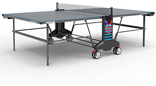 KETTLER OUTDOOR 4 Table Tennis Table with 2-Player Set