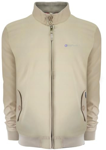 Lambretta Mens Shower Resistant Harrington Bomber Jacket