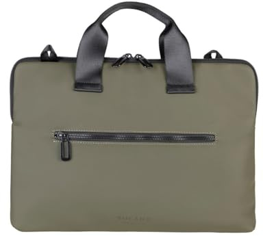 TUCANO - GOMMO - Manga para Ordenador portátil de 14 y MacBook de 14, de Material de Goma - Verde Militar