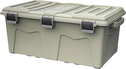 MTM ACRG18 - Caja de munición, fácil transporte, almacenamiento espacioso y apilable, resistente al agua, verde militar, fabricado en los Estados Unidos