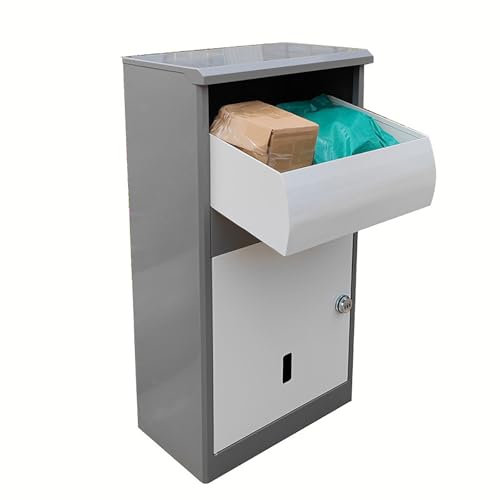 Caja de entrega al aire libre, buzón resistente a la intemperie con cerradura de contraseña, buzón independiente antioxidante para el hogar, empresa, apartamento