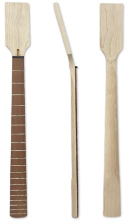 YoungMonic Manico per basso 20Fret 81 cm Acero Palissandro Tastiera Nessun Intarsio Incompiuto Bolt On Chitarra Sostituire