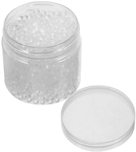 SOESFOUFU Perlas Termoplásticas Moldeables 80g Botella Transparente para Bricolaje, Cuentas de Plástico Polimorfas Reutilizables, Modelado Agua Caliente para Manualidades y Reparaciones