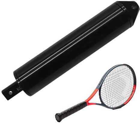 Ahuuen Misuratore di tensione per corde da tennis, Calibratore di tensione per l'assistenza delle corde della racchetta, Misura con precisione la per la pratica del tennis, badminton, squash