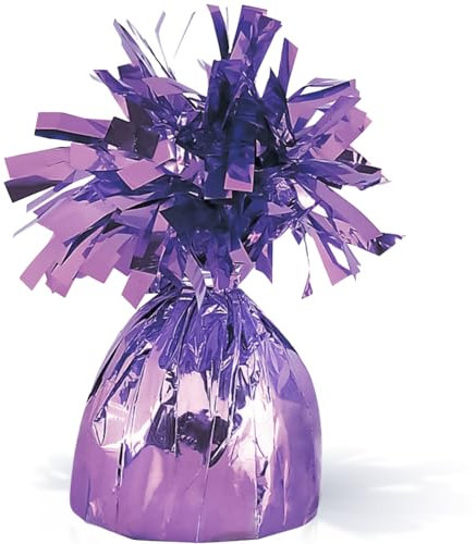 Unique Party 49371 - Peso per Palloncino in Foil Color Lavanda