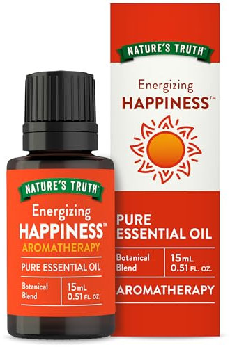 Lavender Oil Essential Oil with Frankincense Oil Essential | 15 mL |Happiness Essential Oil Blend with added Chamomile, Tangerine, Bergamot, Cypress & Geranium