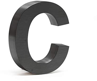 Número de casa c 3D antracita 15cm Arial Resistente intemperie y corrosión Material montaje