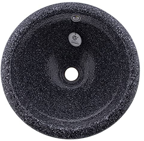 CERÁMICA RAMBLEÑA | Lavabo sobre encimera | Lavabo pequeño | lavabos Redondos | Lavabo encimera | Lavabo suspendido | Modelo 03 | 41x41x18 cm