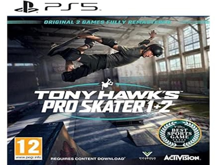 Tony Hawk's Pro Skater 1+2 PS5, englische Version