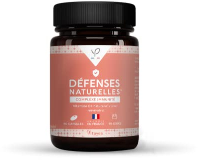 Yves Ponroy Ponroy - Complément alimentaire défenses naturelles - Complexe immunité - Vitamine D (Vitamine D3 naturelle), Zinc, resvératrol - 90 capsules - Fabriqué en France