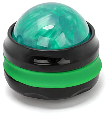 Coolrunner Massage Ball, Manual Roller Massager, Handheld Self Massage Therapy and Relax Full Body Tools for Sore Muscles, Shoulders, Neck, Arms, Legs, Back, Foot, Body (Green)