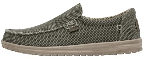 HEYDUDE Men Mikka Braided Army Casual Moccasin 37 EU