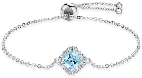 Tusuzik Regalos Originales para Mujer Pulsera Ajustable Plata 925 Joyeria Día de la Madre Cumpleaño